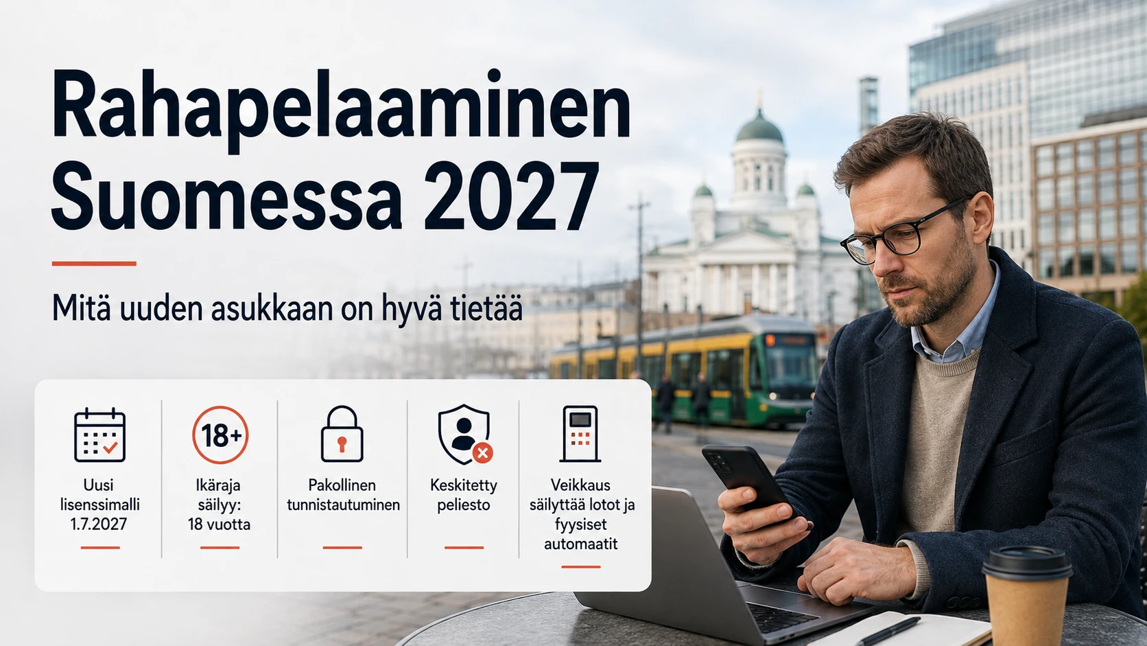 Rahapelaaminen Suomessa 2027 uuden asukkaan opas lisenssimallista, ikärajasta, tunnistautumisesta ja peliestosta